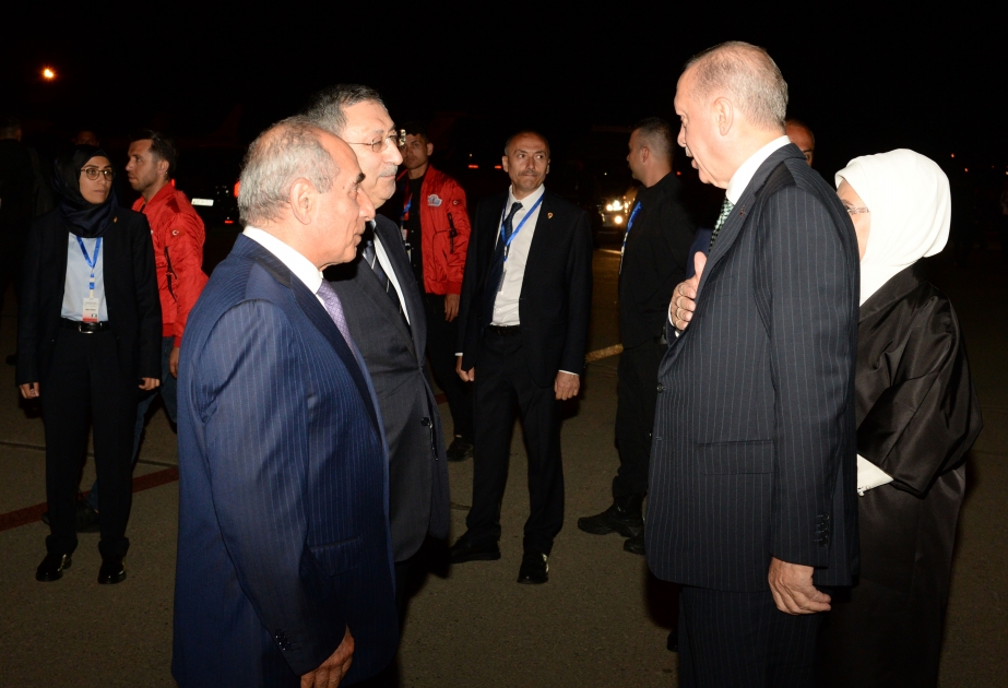 Türkiyə Prezidenti Rəcəb Tayyib Ərdoğanın Azərbaycana işgüzar səfəri başa çatıb