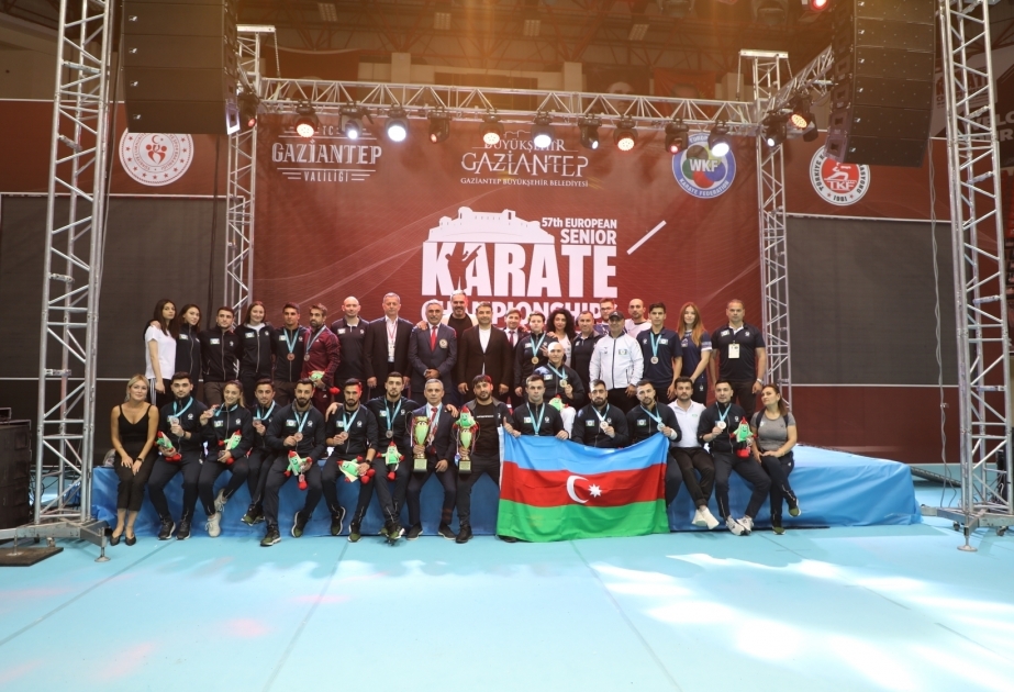 Azerbaijani karate team rank second at European Championships in Gaziantep