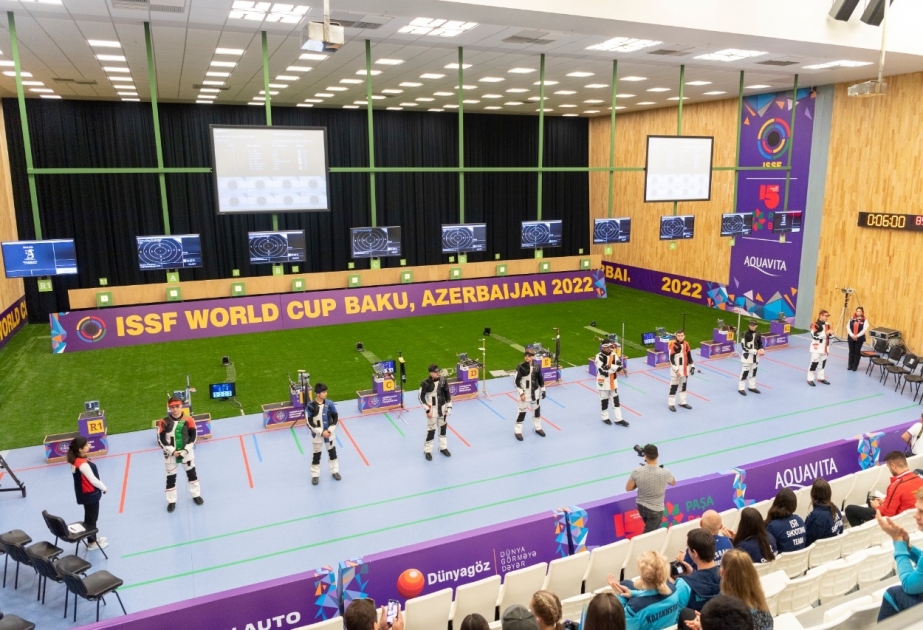 “Bakı-2022”: Atıcılıq üzrə dünya kuboku yarışının növbəti qalibləri Koreya və Yunanıstan təmsilçiləri olublar