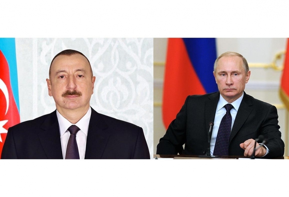 El presidente de Azerbaiyán sostuvo una conversación telefónica con su par de Rusia