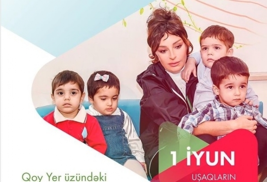 Erste Vizepräsidentin Mehriban Aliyeva teilt Beitrag anlässlich des Internationalen Kindertags