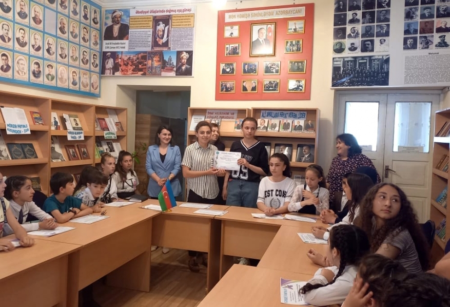Zaqatalada “Şuşa İli” çərçivəsində təşkil edilən rəsm və şeir müsabiqələrinin qalibləri mükafatlandırılıb