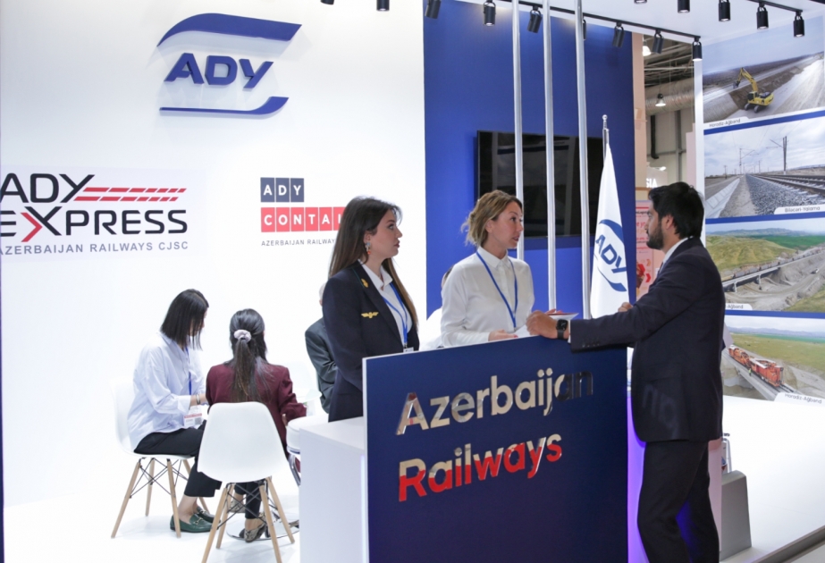 “Azərbaycan Dəmir Yolları” Nəqliyyat, Tranzit və Logistika sərgisində xüsusi stendlə təmsil olunur