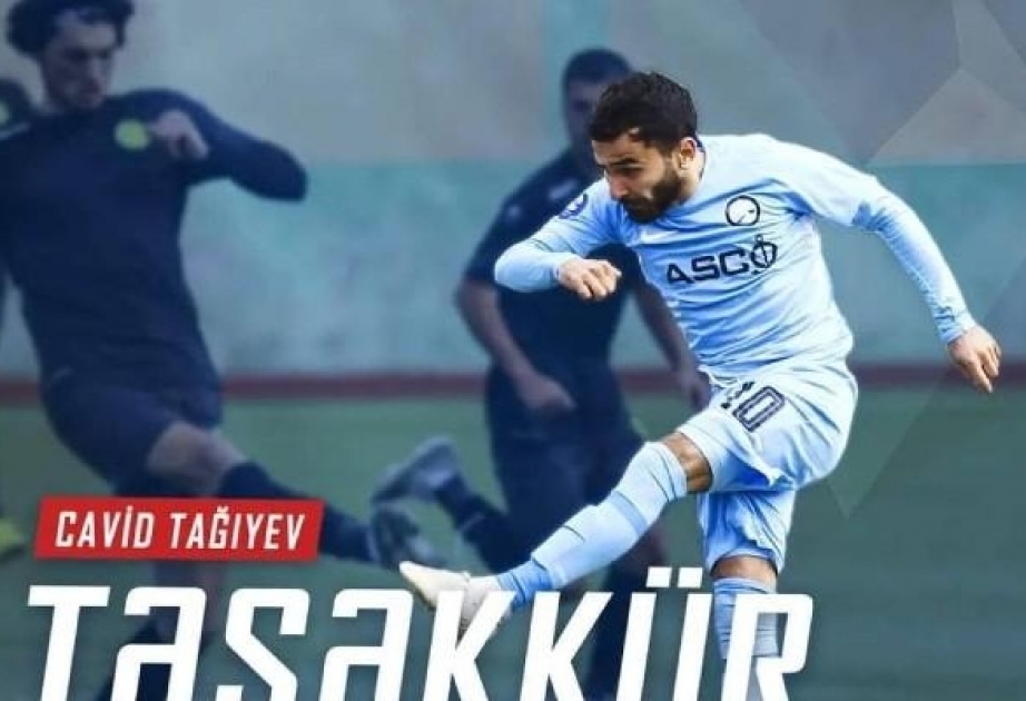 “Səbail” futbolçusu Cavid Tağıyevlə yollarını ayırıb
