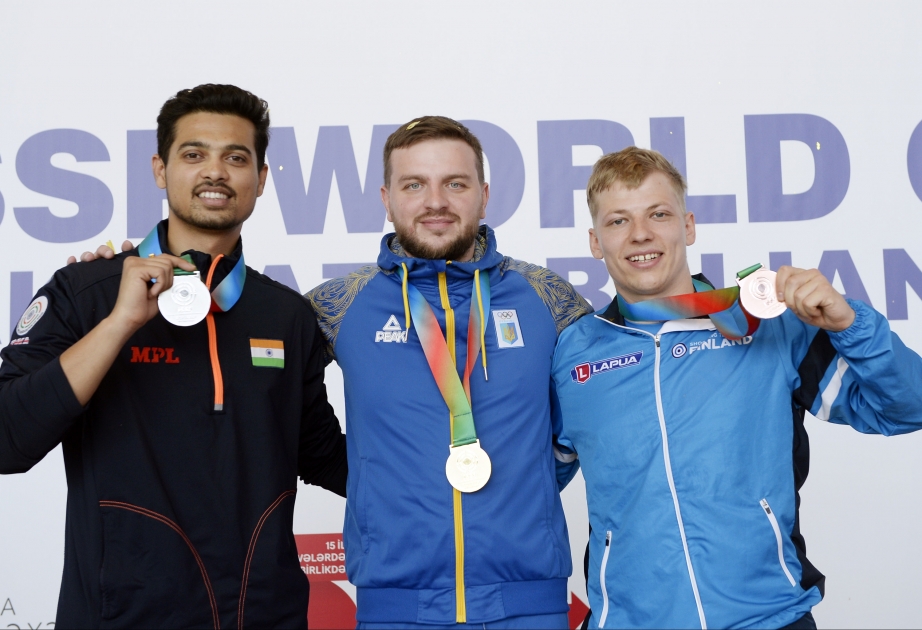 “Bakı-2022”: Tüfəngdən 50 metr məsafəyə atəşaçma yarışında Ukrayna təmsilçisi qızıl medal qazanıb