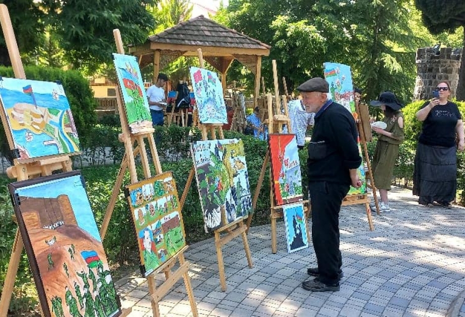 Zaqatalada “Şuşa İli” çərçivəsində rəsm sərgisi açılıb