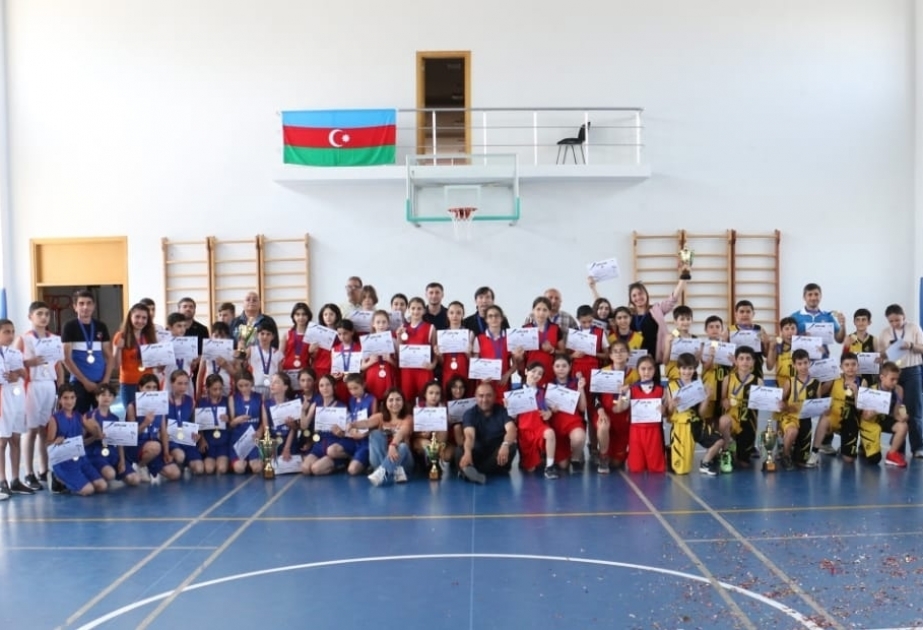 Basketbol üzrə məktəblilərin respublika birinciliyinin zona turnirinin final mərhələsi keçirilib