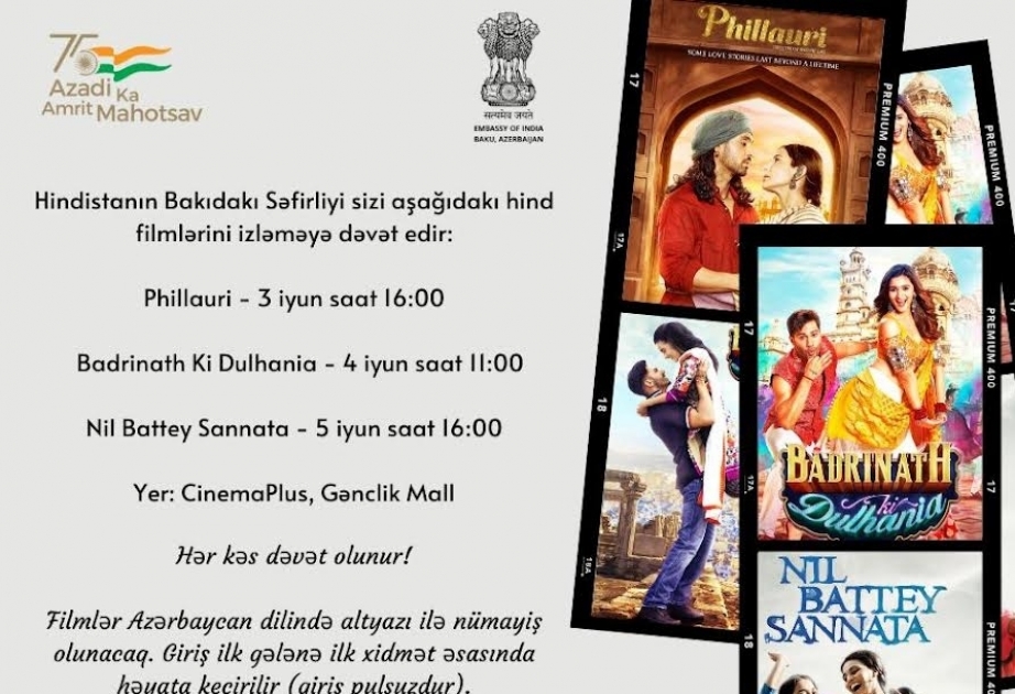 Bakú proyecta películas de Bollywood en hindi con subtítulos en azerbaiyano
