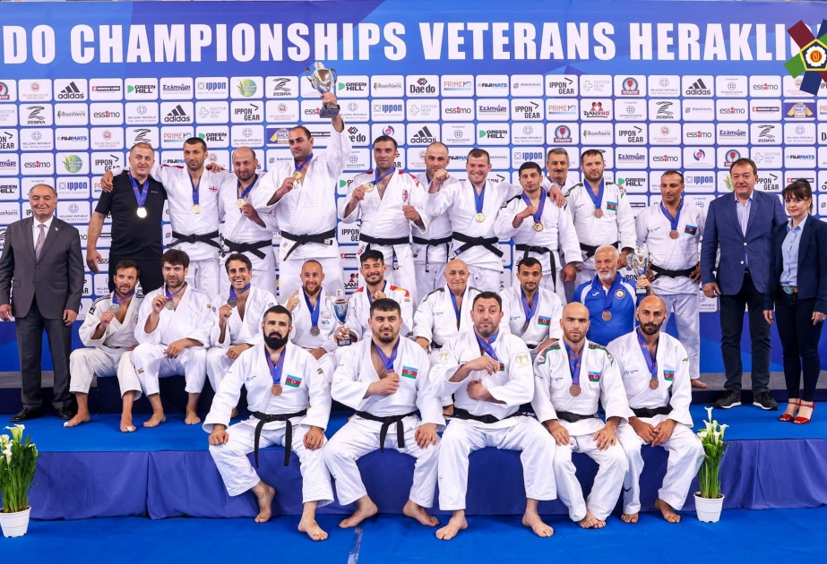 Avropa çempionatı: Veteran cüdoçularımız kişilərin komanda yarışını üçüncü yerdə başa vurublar