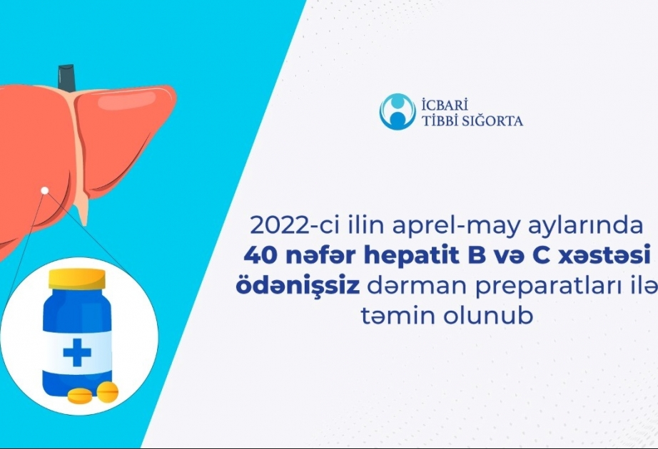 Hepatit B və C viruslarına yoluxmuş şəxslərə ödənişsiz dərman preparatları verilir