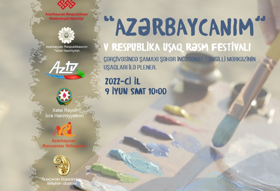 “Azərbaycanım” uşaq rəsm festivalı çərçivəsində növbəti plener