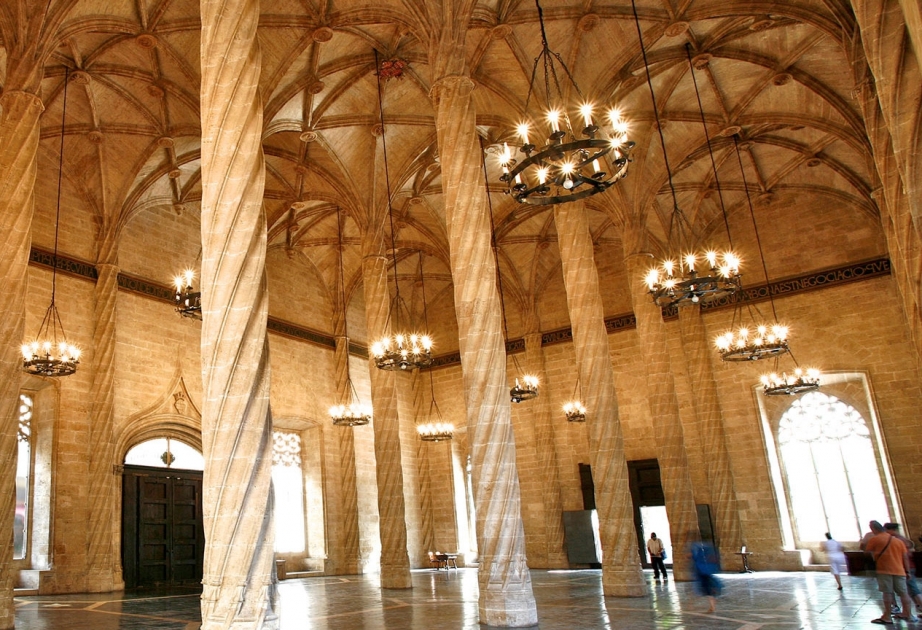La Lonja de la Seda de Valencia- el conjunto más emblemático de la ciudad