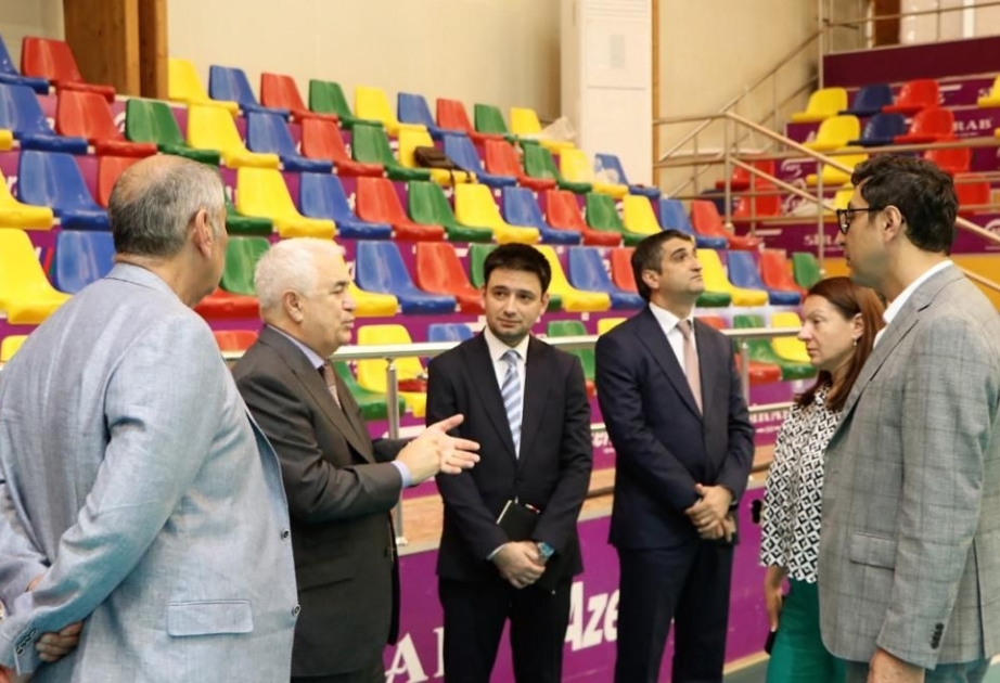 Gənclər və idman naziri Voleybol Mərkəzi ilə tanış olub