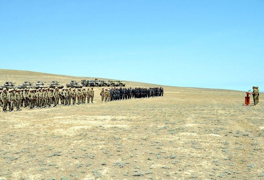 Aserbaidschanische Armee führen intensive taktische Übungen durch