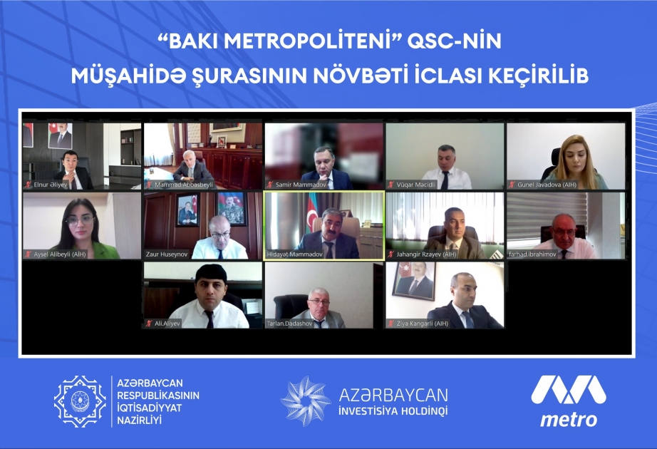 “Bakı Metropoliteni” QSC-nin Müşahidə Şurasının növbəti iclası keçirilib