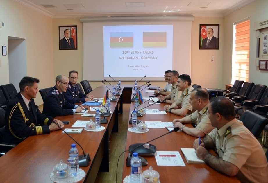 Azerbaijani, German defense ministries hold bilateral talks