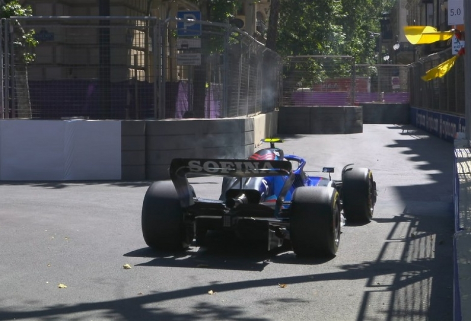 Daha bir pilot Formula 1 Azərbaycan Qran-Prisinin birinci sərbəst yürüşündə çıxışını başa vurub