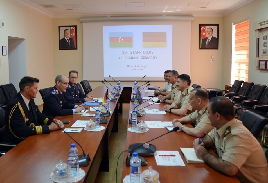 عقد محادثات ثنائية بين وزارتي الدفاع الأذربيجانية والألمانية
