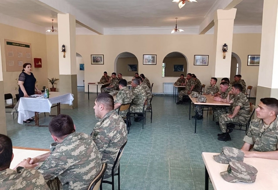 Azerbaijan’s Defense Ministry: Seminars were held for servicemen