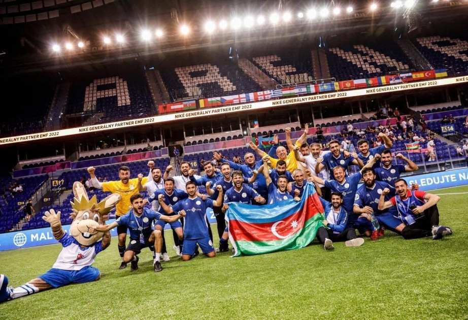 Minifutbol üzrə Azərbaycan milli komandası tarixində ilk dəfə Avropa çempionu olub VİDEO