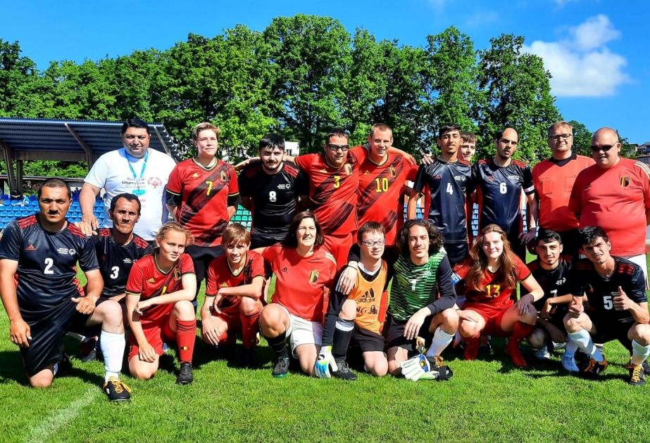 Xüsusi olimpiyaçılarımız Estoniyada keçirilən beynəlxalq futbol turnirinin qalibi olublar