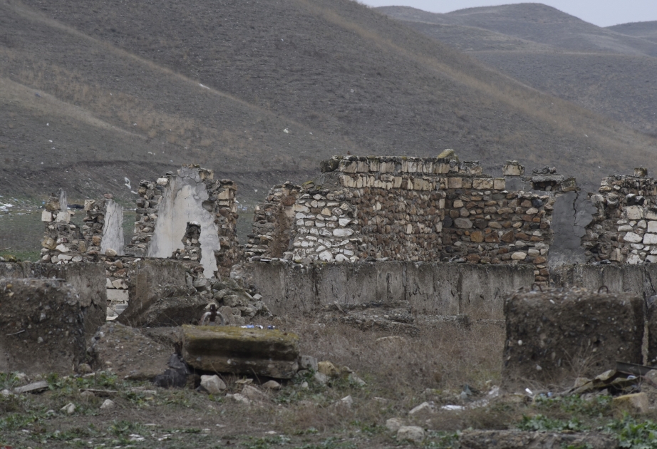 Dorf Böyük Märjanli in der Region Jabrayil