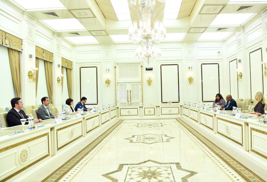 Milli Məclisin sədri BMT Baş Assambleyasının 76-cı sessiyasının prezidenti ilə görüşüb