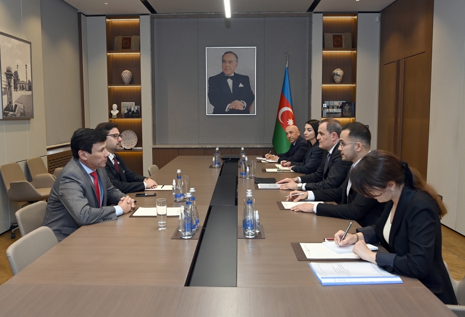 Ministro de Asuntos Exteriores de Azerbaiyán recibe a una delegación parlamentaria de Paraguay