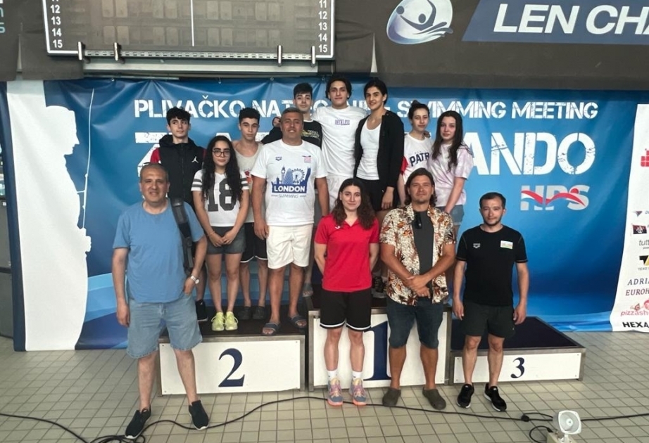 Azerbaijani swimmers bring home 27 medals from Croatia