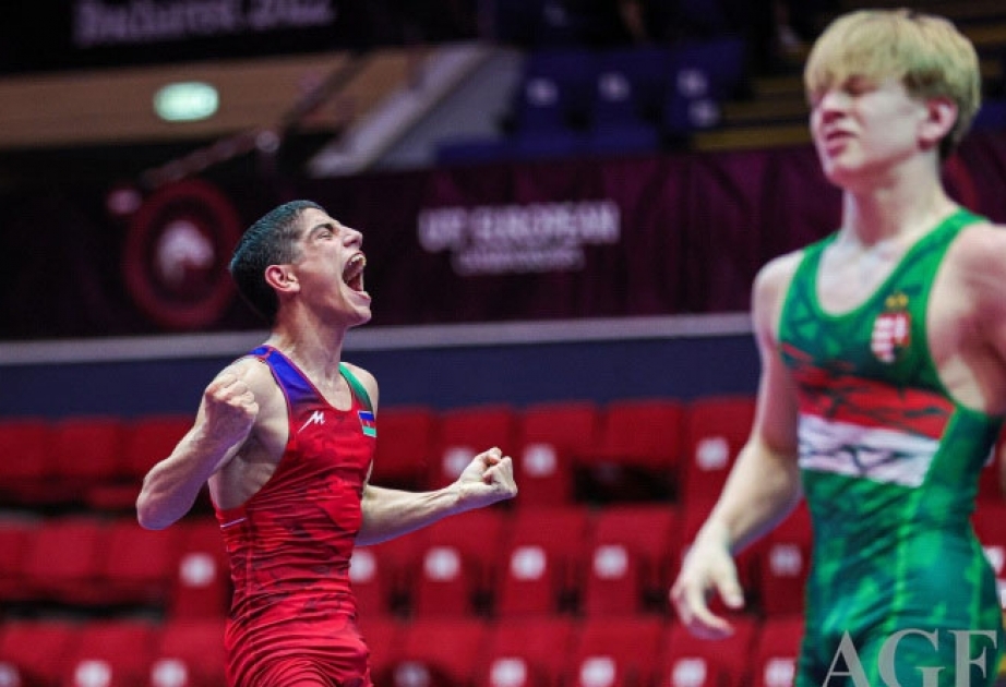 Yunan-Roma güləşçilərimiz Avropa çempionatında 1 qızıl və 3 gümüş medal qazanıblar