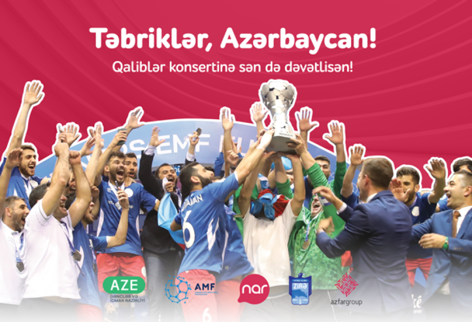 ® “Nar” minifutbol üzrə milli komandamızı təbrik edir