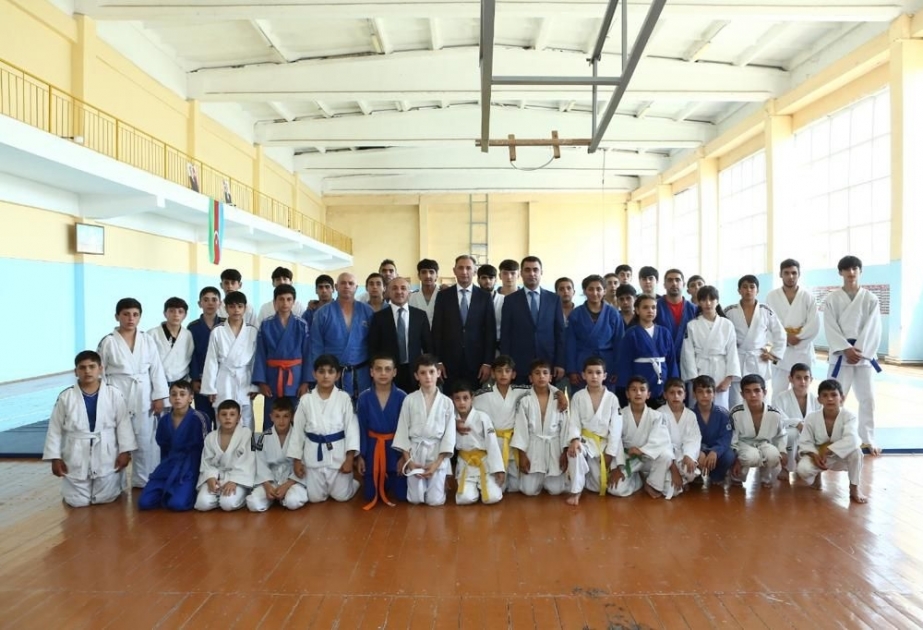 Yevlaxda regionu təmsil edən məşqçilər və cüdoçular üçün şərait yaradılır, maddi-texniki baza təkmilləşdirilir