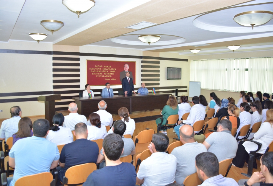 Şamaxıda Tibb İşçilərinin Peşə Bayramı Günü qeyd olunub