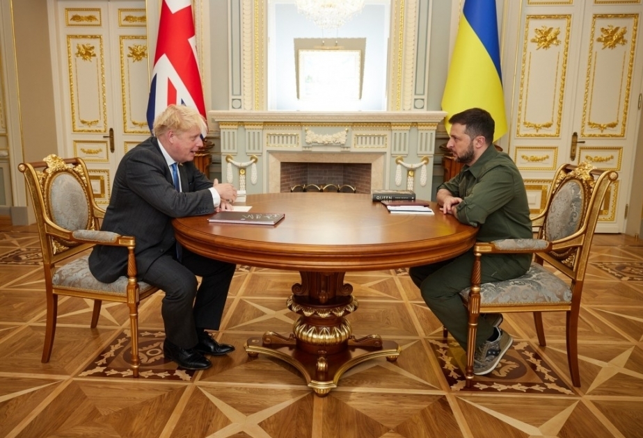 British PM Johnson in Kyiv again