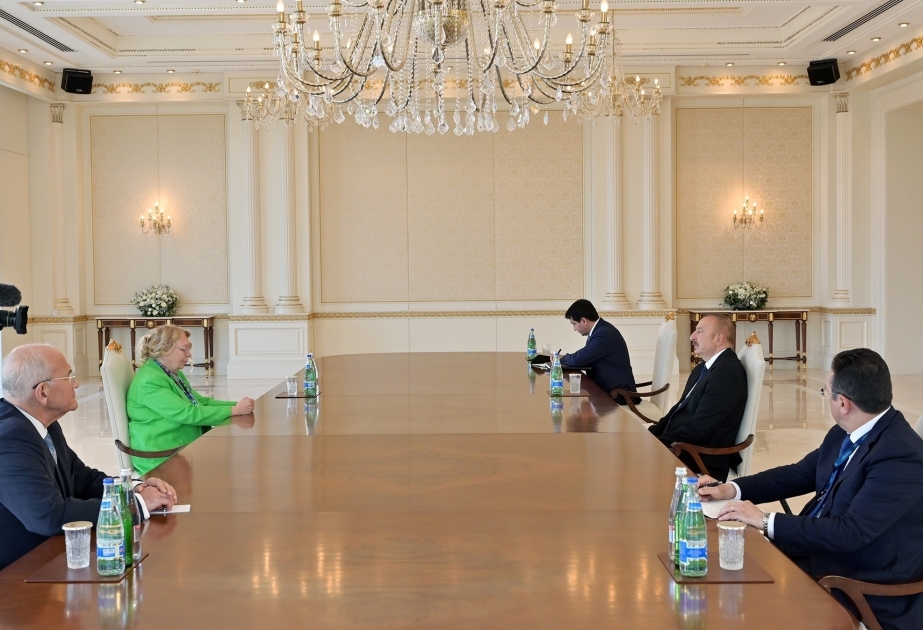 伊利哈姆·阿利耶夫总统接见联合国日内瓦办事处总干事