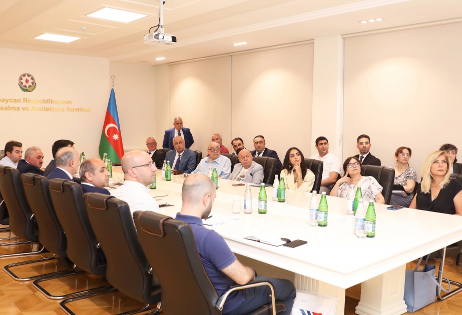 Dövlət Şəhərsalma və Arxitektura Komitəsində yeni baş planlar müzakirə olunub