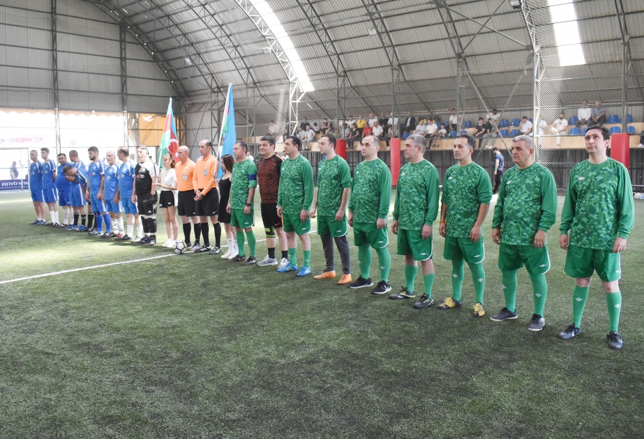 Deputatlarla I və II Qarabağ müharibələrində iştirak etmiş jurnalistlər arasında futbol üzrə yoldaşlıq oyunu keçirilib