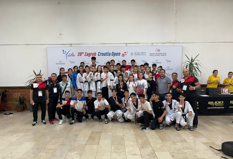Aserbaidschanische Taekwondo-Kämpfer gewinnen sieben Medaillen bei Turnier der Junioren in Zagreb
