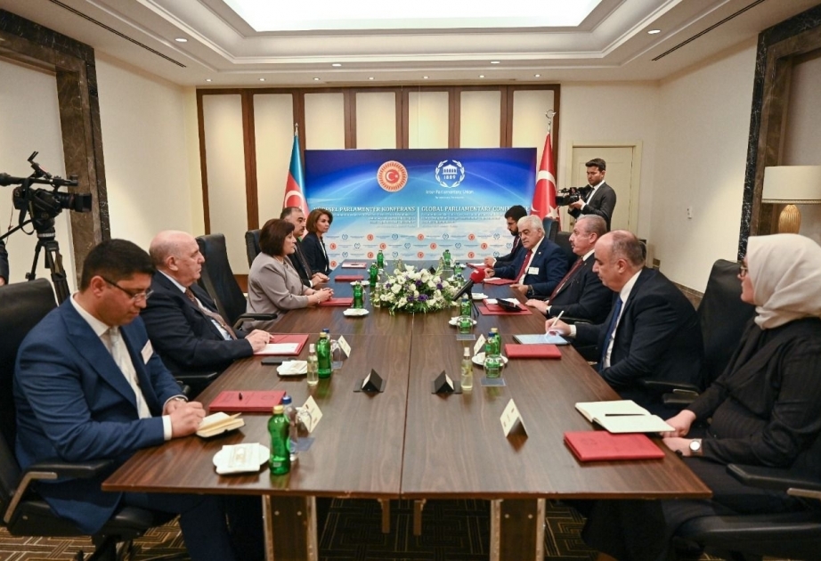 Azerbaijani, Turkish parliament speakers meet in Istanbul