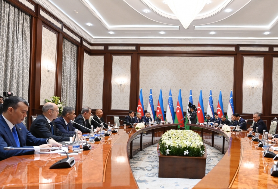 Prezident Şavkat Mirziyoyev: Bu tarixi görüş bizim münasibətlərimizin böyük potensialında böyük iz qoyacaq və bu, real nəticə olacaq