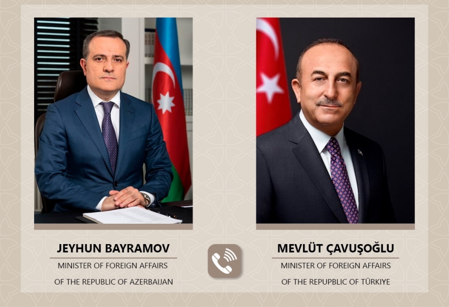 Ceyhun Bayramov ilə Mövlud Çavuşoğlu arasında telefon danışığı olub