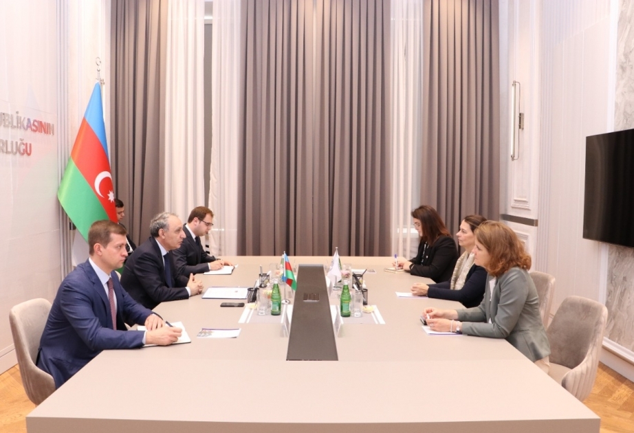 El Fiscal General se reúne con la recién nombrada Jefa de la Oficina de Azerbaiyán del Comité Internacional de la Cruz Roja