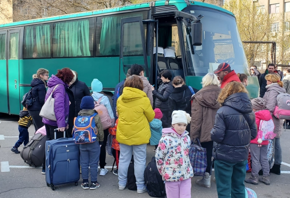 Азербайджанские добровольцы – активисты гуманитарной деятельности в украинском городе Николаев