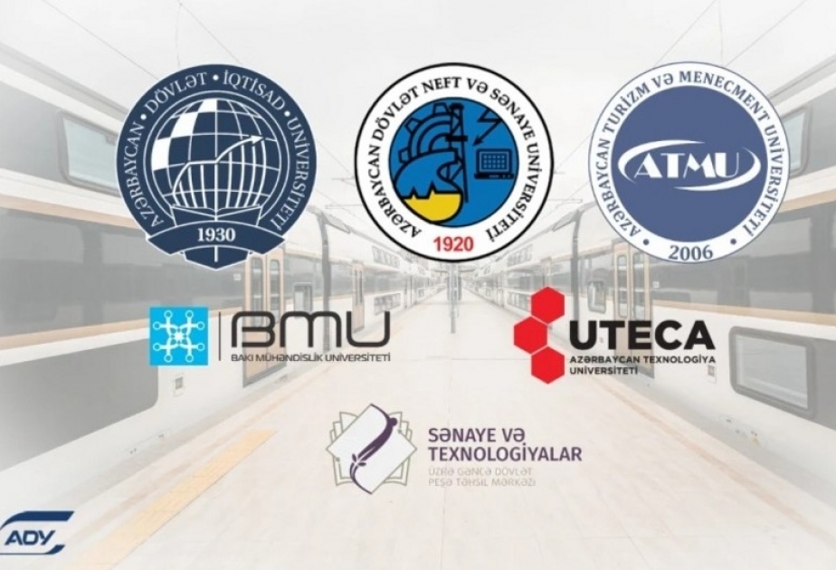 “Azərbaycan Dəmir Yolları” QSC ilə 6 təhsil müəssisəsi arasında əməkdaşlığa dair Razılaşma imzalanıb