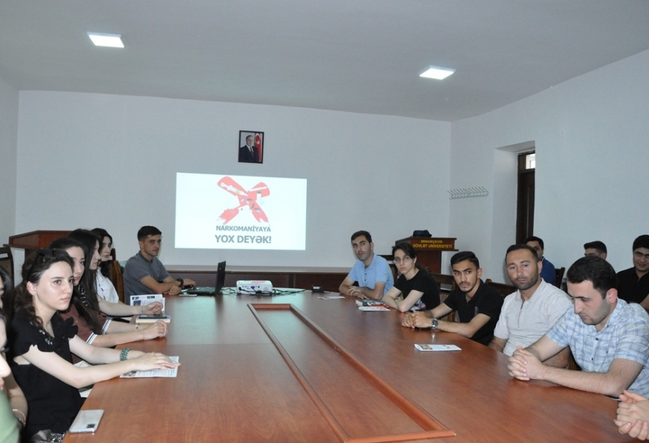 Mingəçevir Dövlət Universitetində narkomaniya əleyhinə maarifləndirici seminar keçirilib