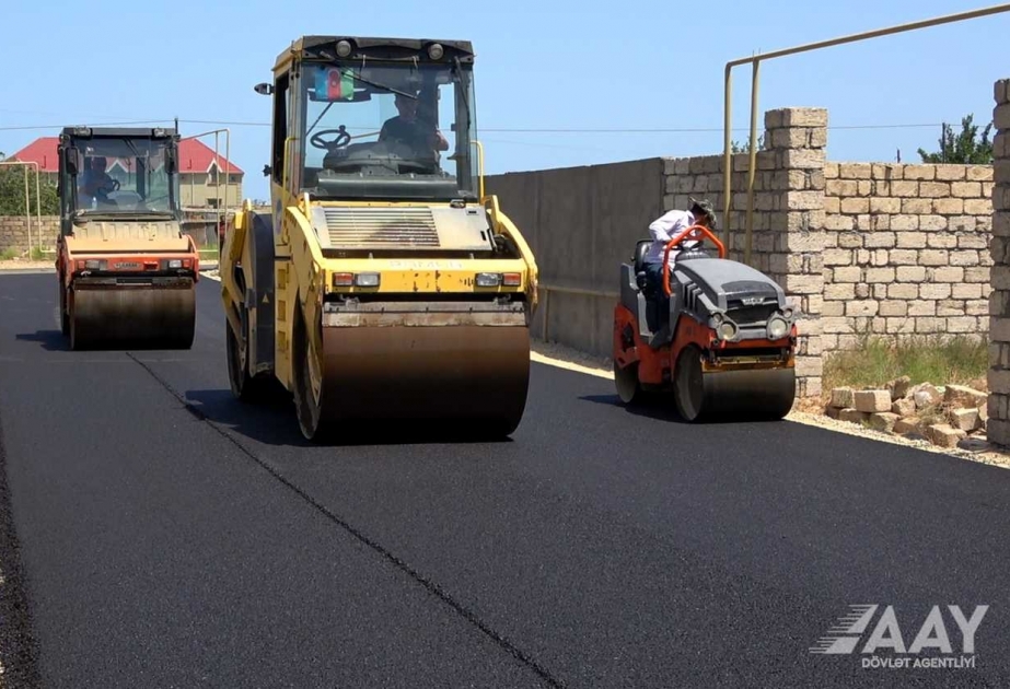 Sabunçu rayonu üzrə 12,7 kilometr uzunluğa malik qəsəbədaxili küçələr təmir olunur