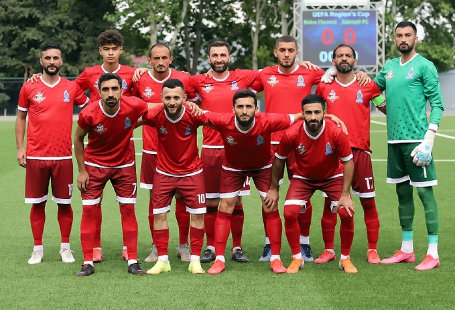 "Cəbrayıl" komandası UEFA Region kuboku yarışında ilk oyununu keçirib