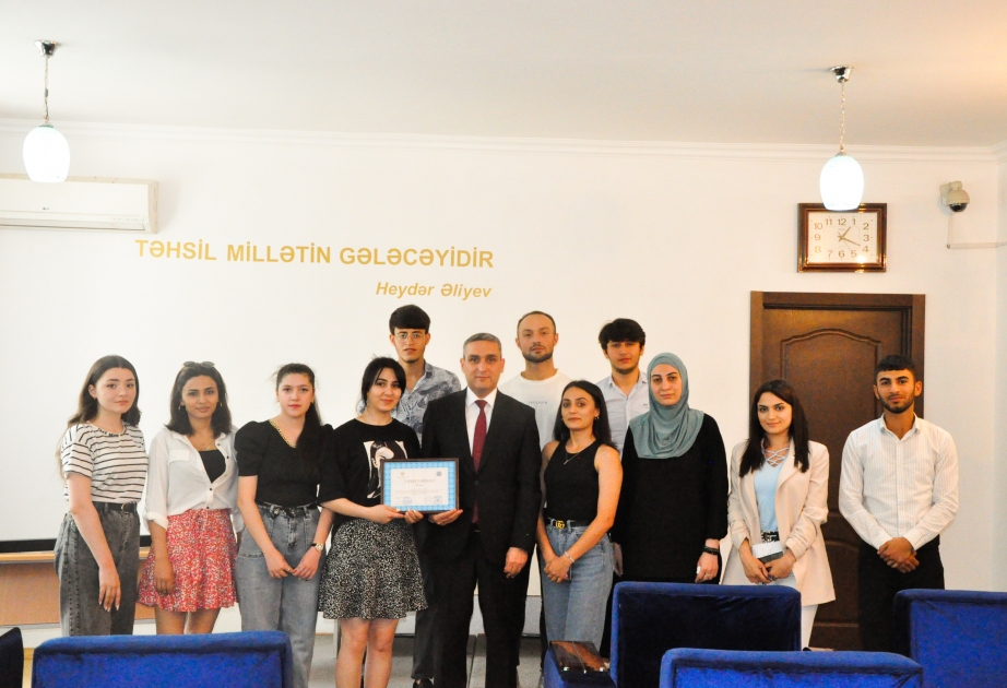 “Müasir rəqs” nominasiyası üzrə yer tutan MDU tələbələri ilə görüş keçirilib