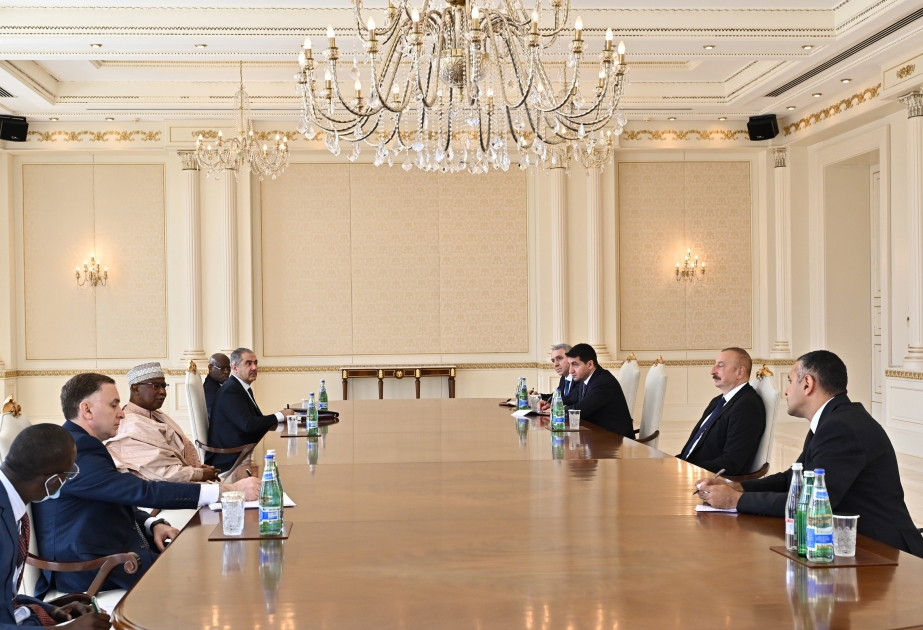التقى الرئيس الأذربيجاني بالامين العام للتعاون الاسلامي