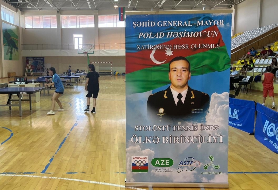 Stolüstü tennis üzrə Polad Həşimovun xatirəsinə həsr olunan Azərbaycan birinciliyi keçirilir